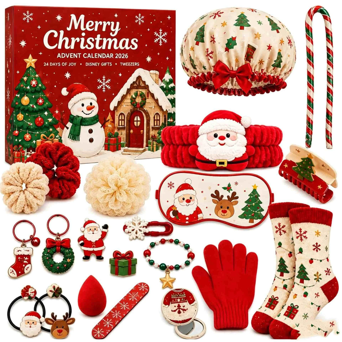 Calendrier de l'avent fille 2026 24 jours kit création bijoux