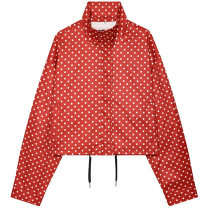 Veste de Bombarde Femme | Oversize à Pois, Manches Longues
