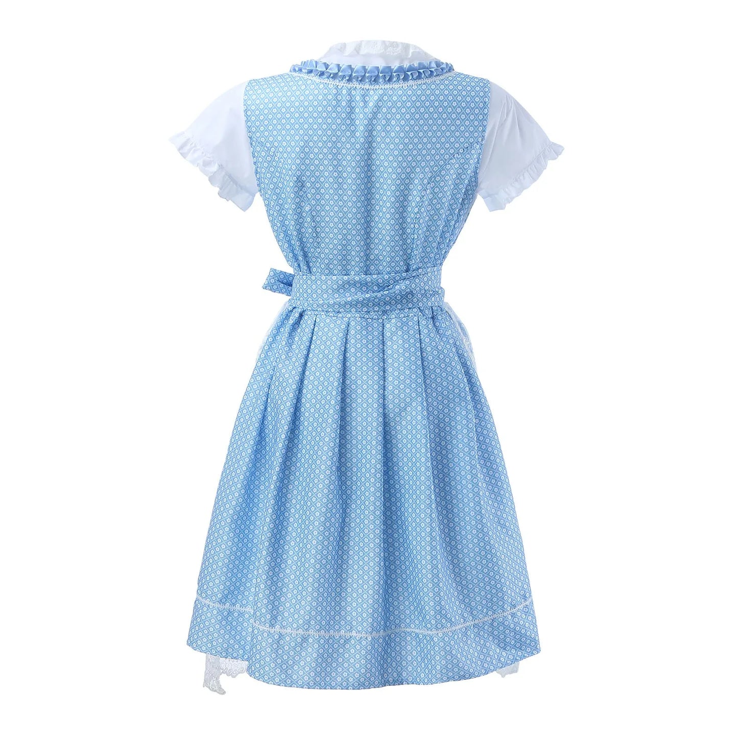 Dirndl Kleid Damen - Leichter Stoff - Trachtenkleid Oktoberfest - Festlicher Komfort