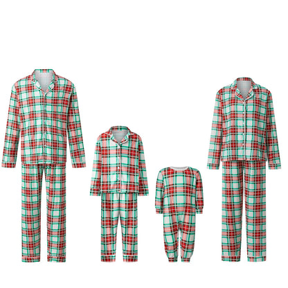 Pyjama Noël famille assorti carreaux rouge adulte enfant bébé