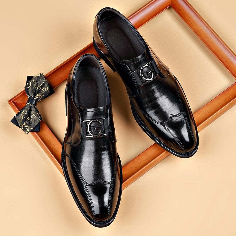 Chaussures habillées cuir homme | Confection artisanale | Noir, Marron