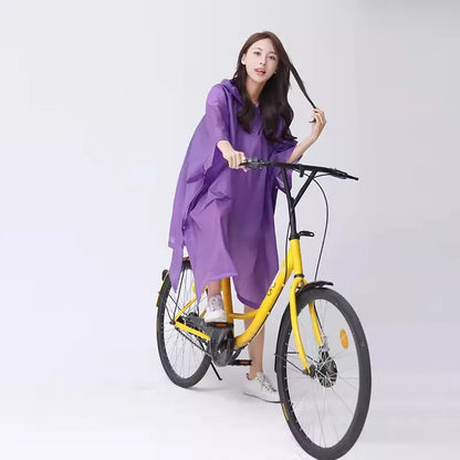 Imperméable Femme Poncho Transparent Coupe Vent Unisexe Réutilisable