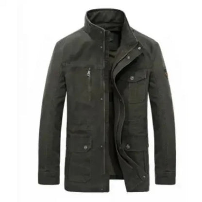 Veste de Transition | Col Haut et Poches | Homme Casual