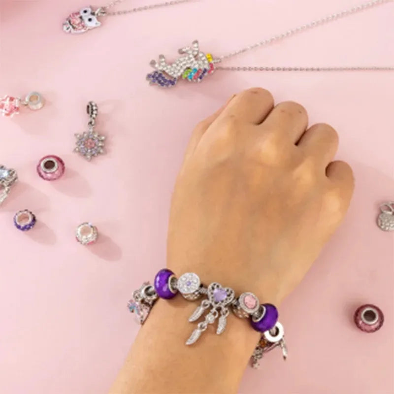 Calendrier avent bracelet charms DIY 24 jours Noël cadeau femme