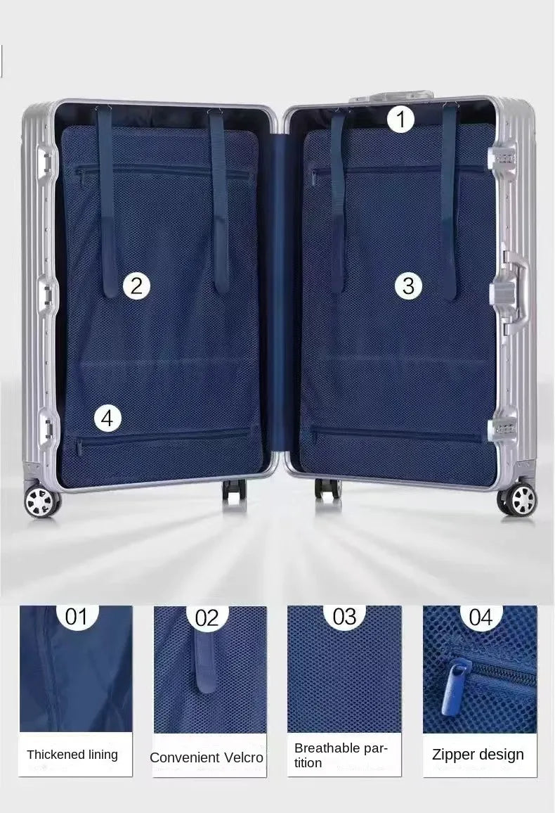 Étui rigide en aluminium-magnésium valise de voyage – Sarajevo
