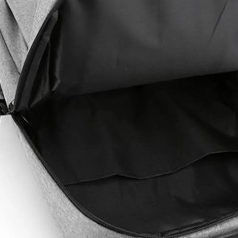 Sac à dos ordinateur imperméable USB avec port de charge, design unisexe