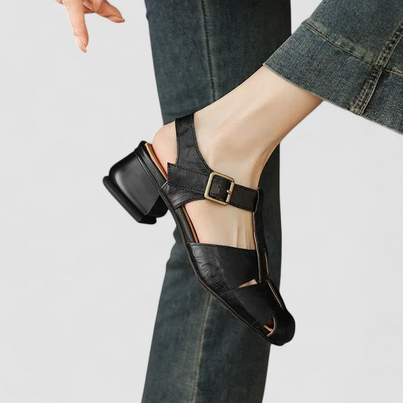 Chaussures Mary Jane | Talon Épais, Bout Carré | Orthopédiques