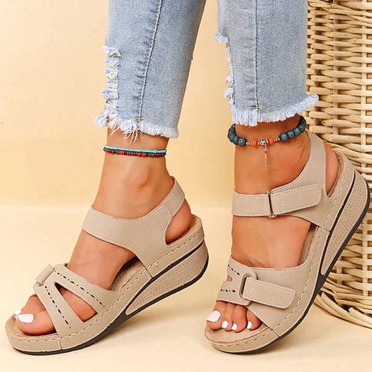 Sandales à talons orthopédiques pour femmes | Confort-CHAUSSURES ORTHOPÉDIQUES-PARIS FEMME