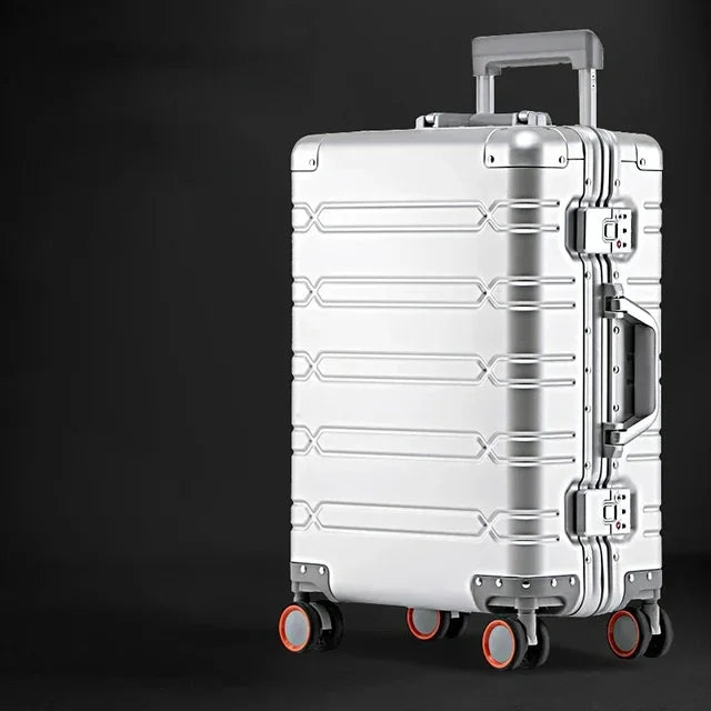 Valise aluminium-magnésium | Serrure TSA | Roues 360°