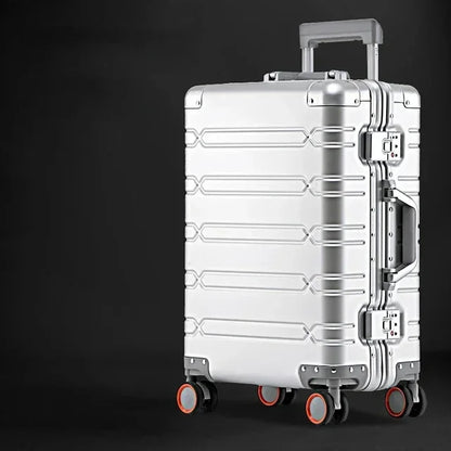 Valise aluminium-magnésium | Serrure TSA | Roues 360°