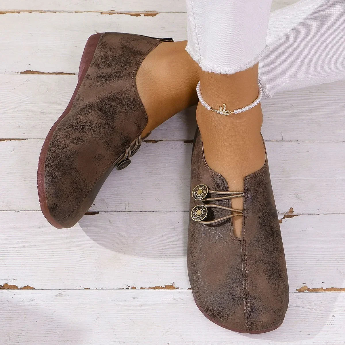 Chaussures Cuir Barefoot Design SERRA™️ - Confort - Élégance-Chaussures-PARIS FEMME