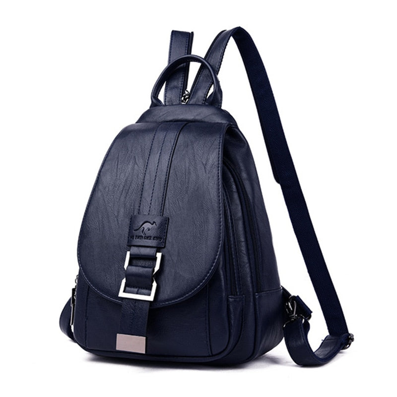 Sac à dos femme | Synthétique imperméable, spacieux | 7 couleurs