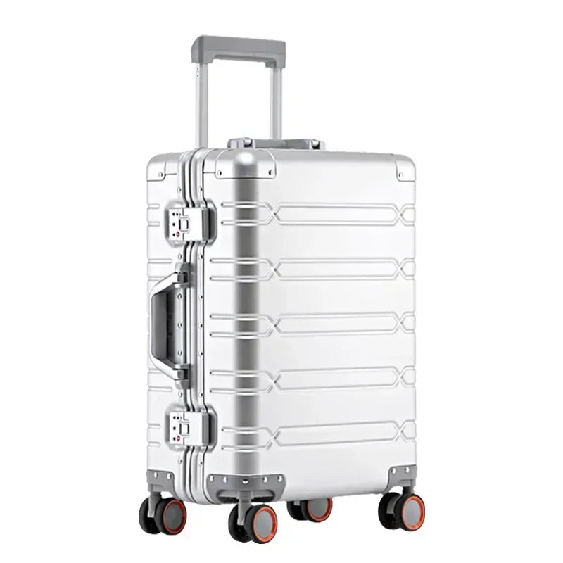 Valise aluminium-magnésium | Serrure TSA | Roues 360°