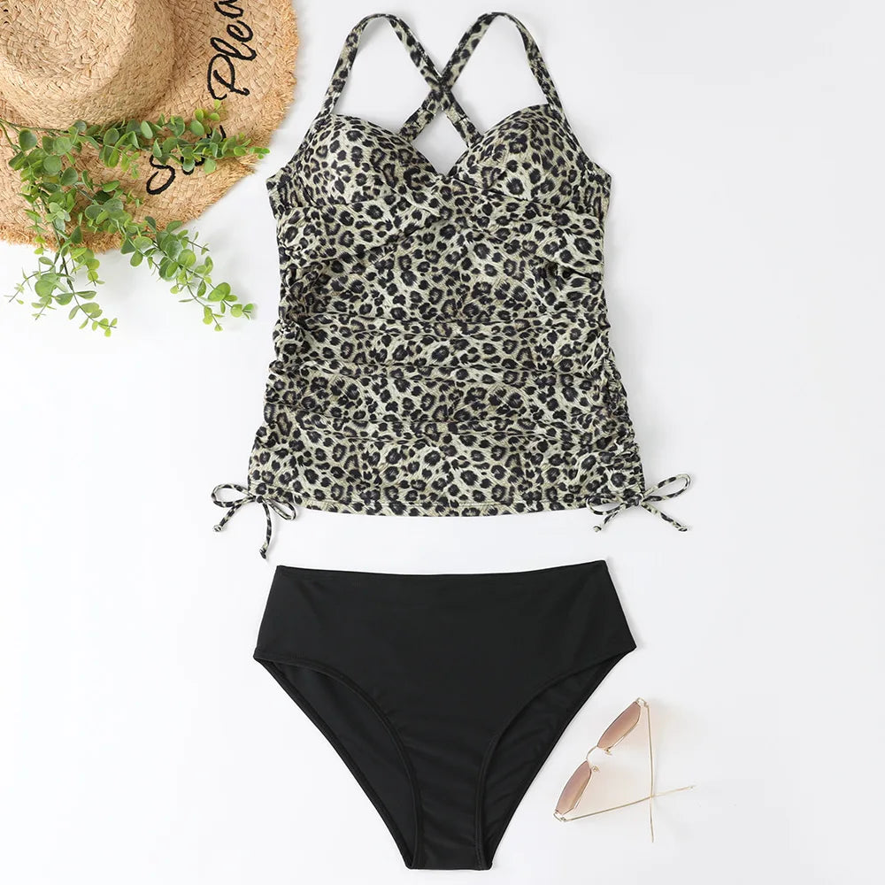 Confortabel tankini rayé - Ensemble femme - Culotte incluse-Maillots de bain-PARIS FEMME