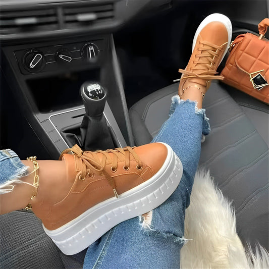 Baskets épaisses noires pour hommes - NovaGlide - Confort ultime-Chaussures-PARIS FEMME