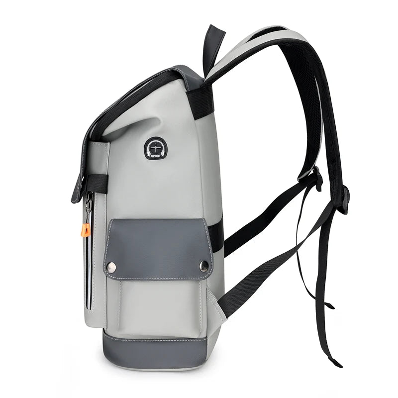 Sac à dos ordinateur imperméable USB homme grande capacité avec compartiment ordinateur