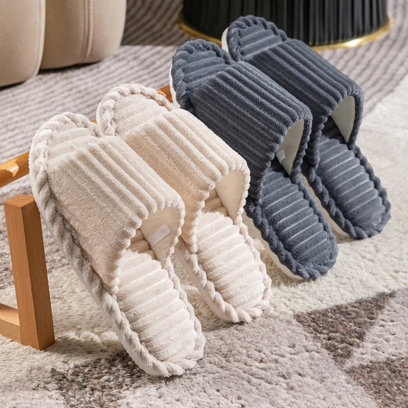 Pantoufles pour hommes ouvertes aux orteils | Automne hiver, antidérapantes, respirantes