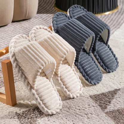 Pantoufles pour hommes ouvertes aux orteils | Automne hiver, antidérapantes, respirantes