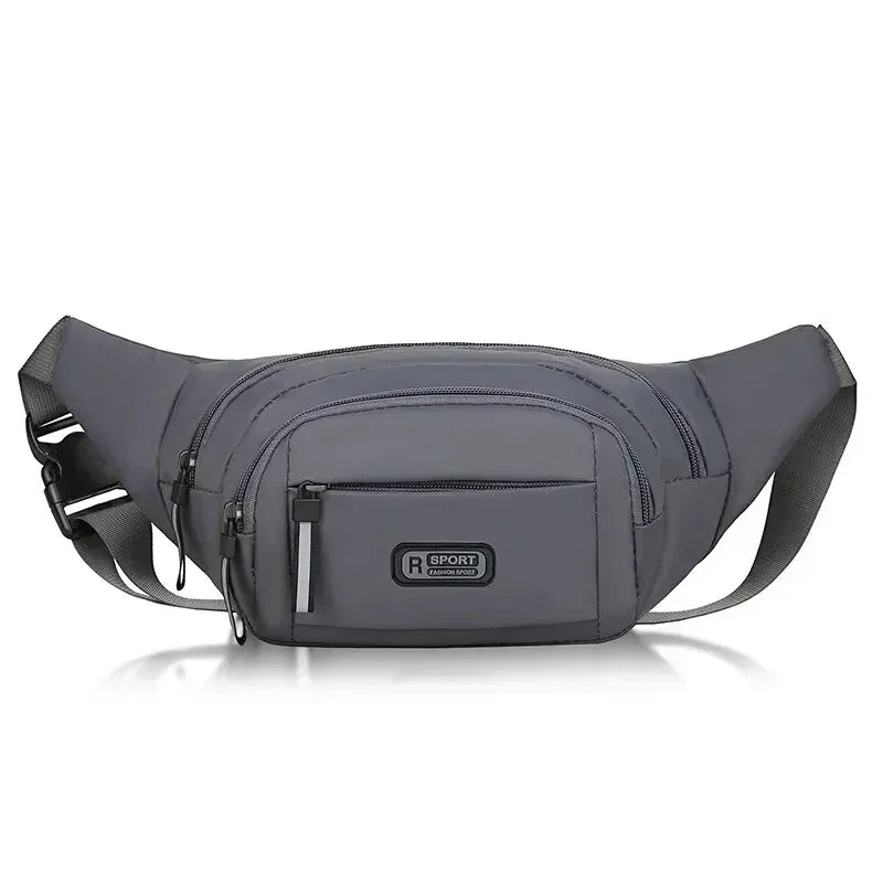 Sac de taille anti-vol | Toile, ultra-fin | Homme sport plein air