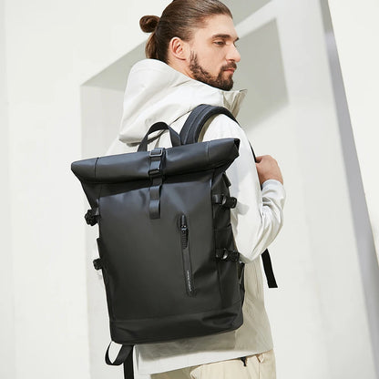 Sac à dos ordinateur imperméable USB homme avec compartiment 15,6 pouces