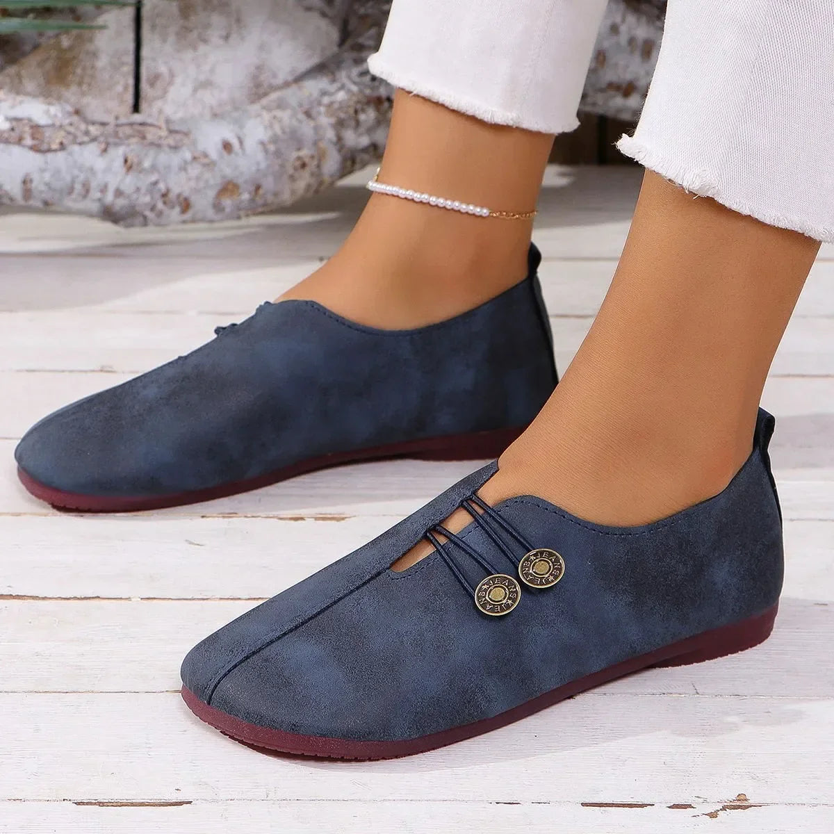 Chaussures Cuir Barefoot Design SERRA™️ - Confort - Élégance-Chaussures-PARIS FEMME