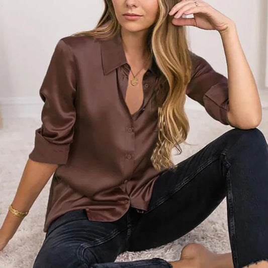 Chemisier Soie Femme Veron - Bureau Chic - Élégance-Chemisier-PARIS FEMME
