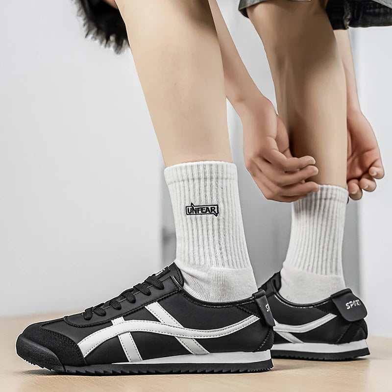 Chaussures de sport pour hommes | Baskets rétro basses, respirantes