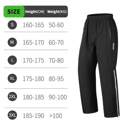 Veste imperméable moto unisexe avec pantalon pluie et bandes réfléchissantes