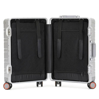 Valise aluminium-magnésium | Serrure TSA | Roues 360°