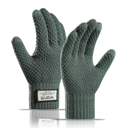 Gants hiver femme maille tactile doublure polaire thermiques