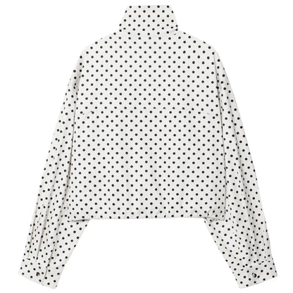 Veste de Bombarde Femme | Oversize à Pois, Manches Longues