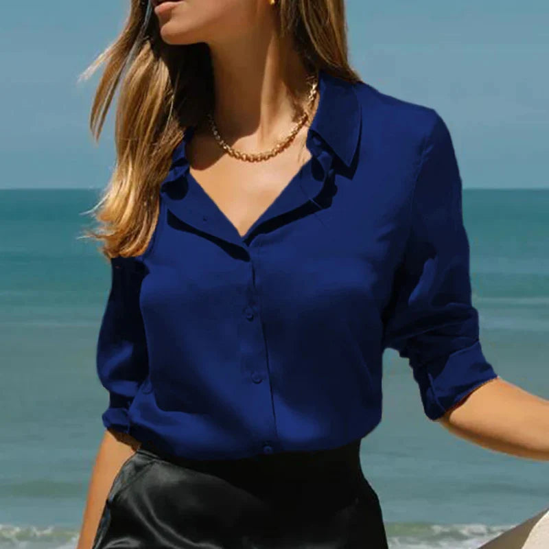 Chemisier Soie Femme Veron - Bureau Chic - Élégance-Chemisier-PARIS FEMME