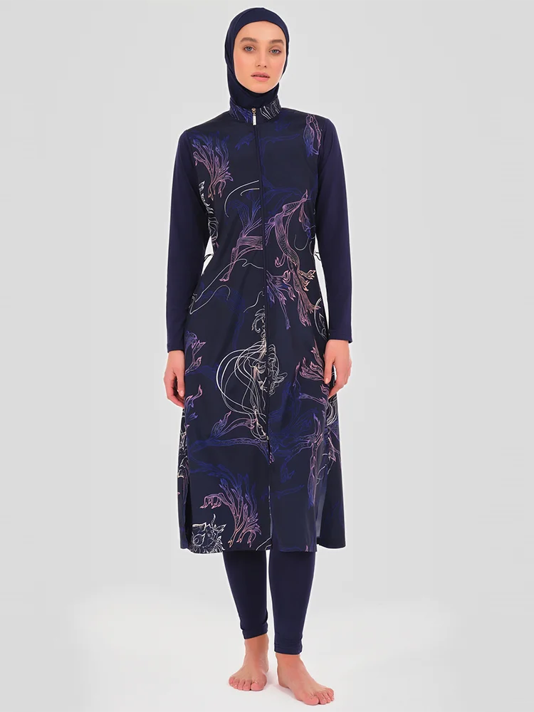 Burkini Modeste 3PCS - Maillot de Bain Femme Imperméable-Burkini-PARIS FEMME