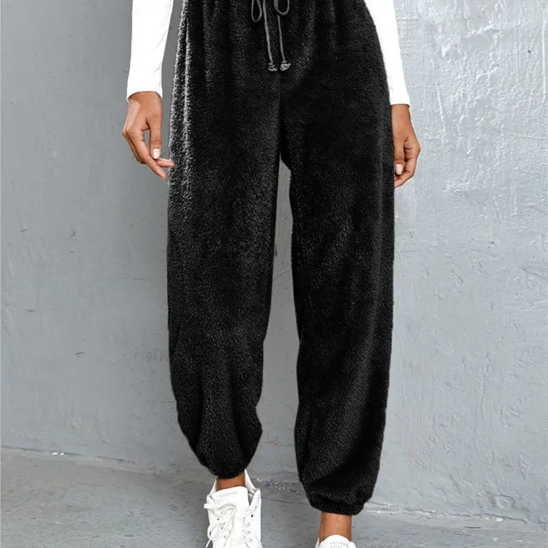 Pantalon velours femme taille régulière