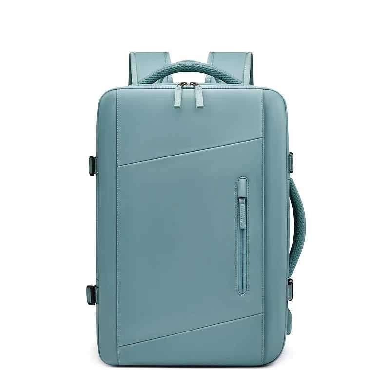 Sac à dos ordinateur imperméable USB avec compartiment 17 pouces et extensible 39L