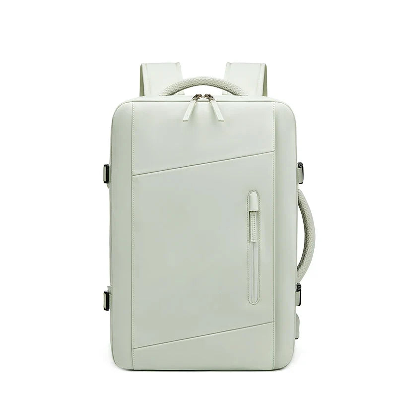 Sac à dos ordinateur imperméable USB avec compartiment 17 pouces et extensible 39L
