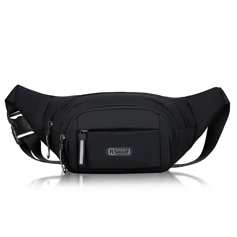 Sac de taille anti-vol | Toile, ultra-fin | Homme sport plein air