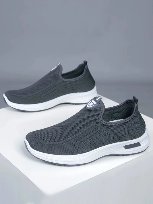 Laxus - Chaussures de sport décontractées en maille tricotée pour hommes-CHAUSSURES ORTHOPÉDIQUES-PARIS FEMME