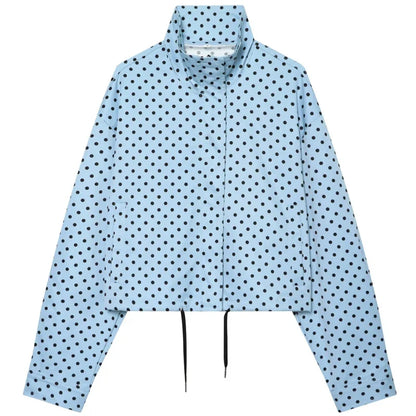 Veste de Bombarde Femme | Oversize à Pois, Manches Longues