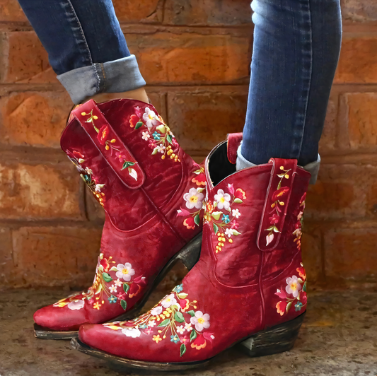 Bottes Vintage Cowgirl Résistantes aux Intempéries-Chaussures-PARIS FEMME