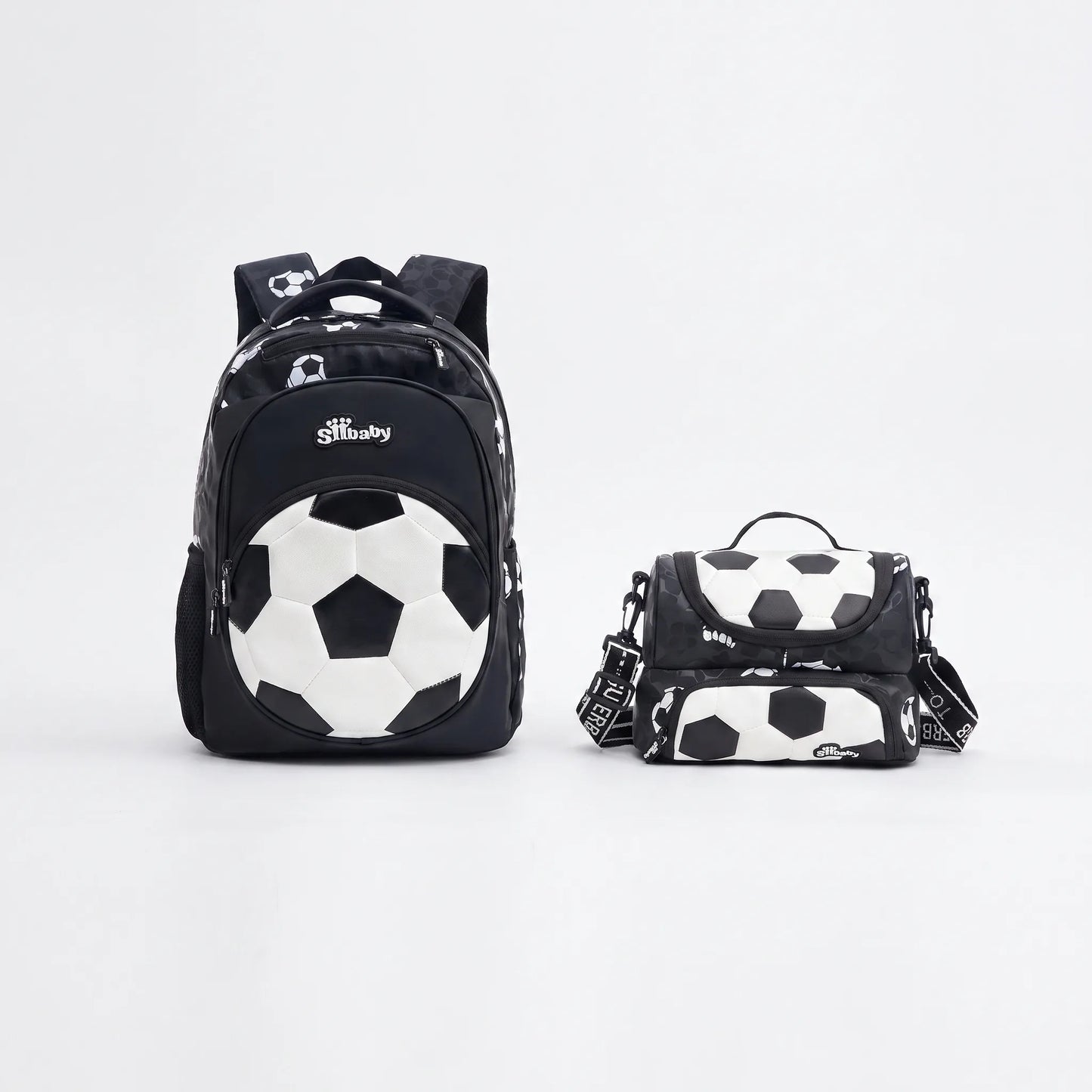 Sac à dos scolaire | Impression de football, Espaces de rangement | Bleu Or
