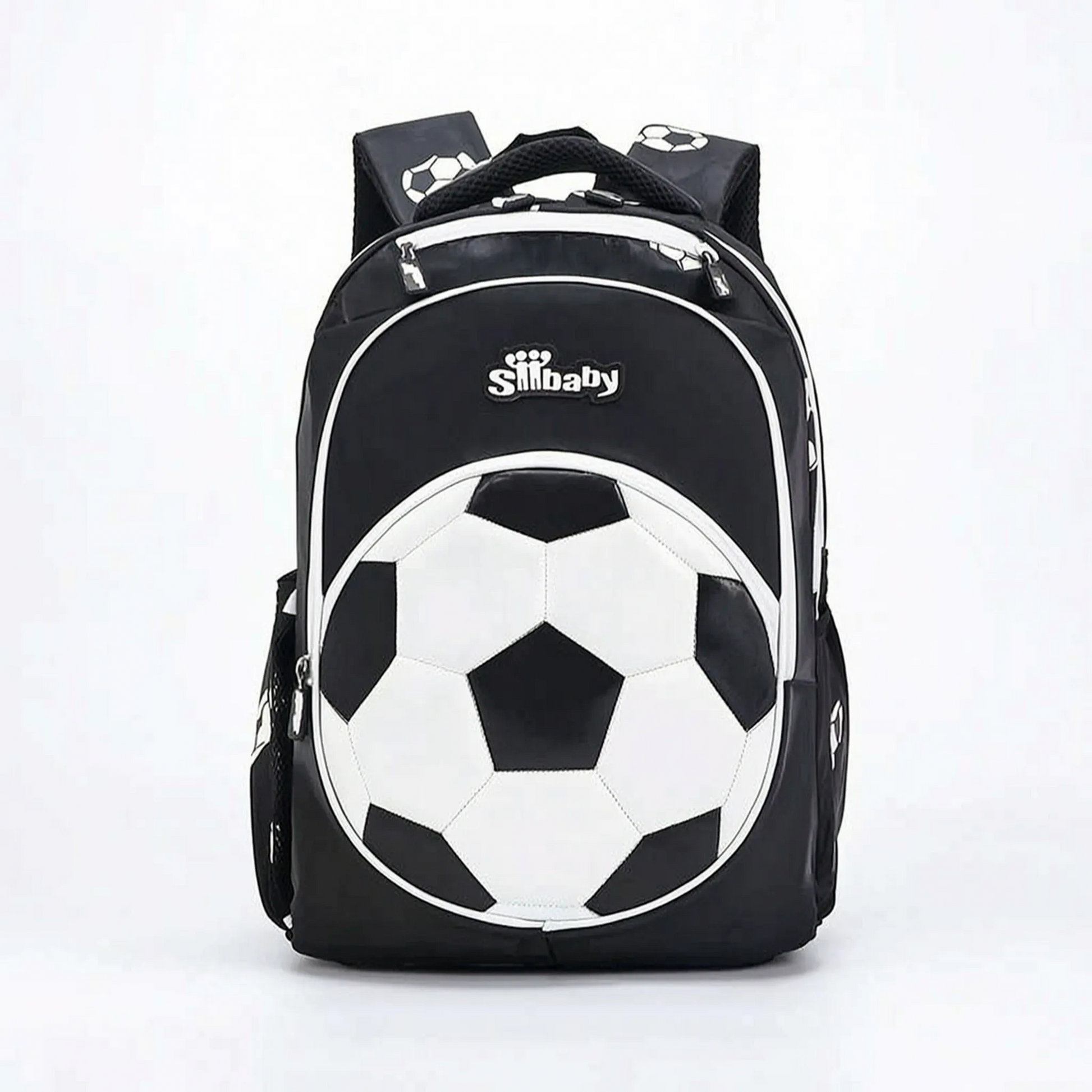 Sac à dos scolaire | Impression de football, Espaces de rangement | Bleu Or
