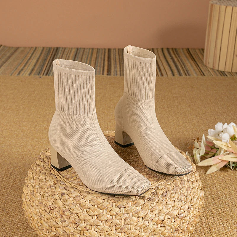 Bottines Modernes Tendance - Confort - Élégance-Chaussures-PARIS FEMME