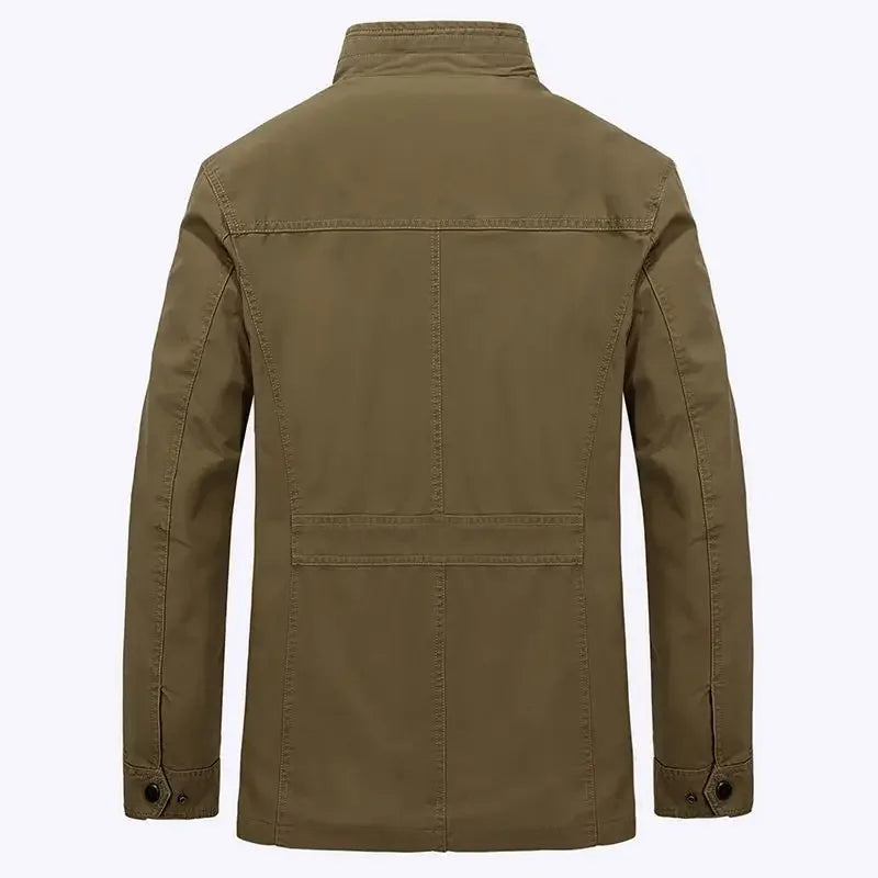 Veste de Transition | Col Haut et Poches | Homme Casual