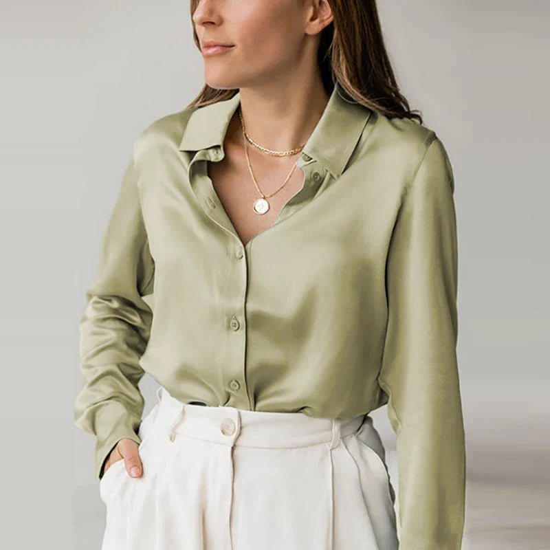 Chemisier Soie Femme Veron - Bureau Chic - Élégance-Chemisier-PARIS FEMME