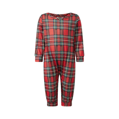 Pyjama Noël famille assorti carreaux rouge adulte enfant bébé