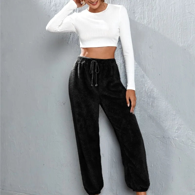 Pantalon velours femme taille régulière