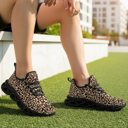 Baskets Hommes Imprimé Léopard | Chaussures Sport Running Entraînement