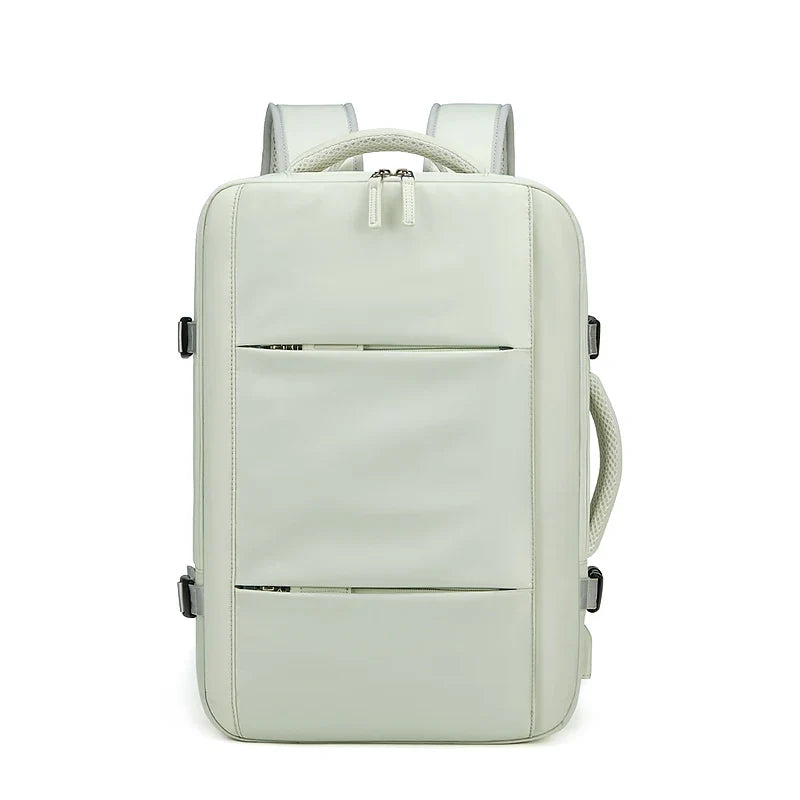 Sac à dos ordinateur imperméable USB avec compartiment 17 pouces et extensible 39L