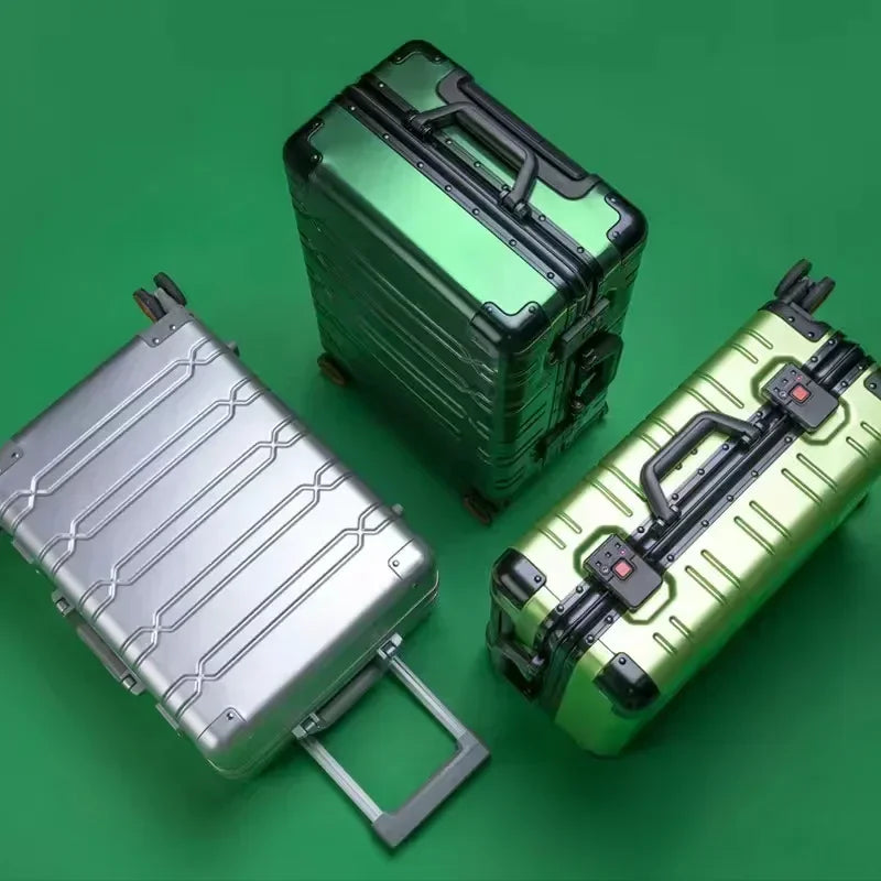 Valise aluminium-magnésium | Serrure TSA | Roues 360°